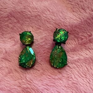 Simply Vera Vera Wang Green Gemstone Earrings